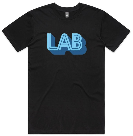 2026 Blue Logo Tee - Black